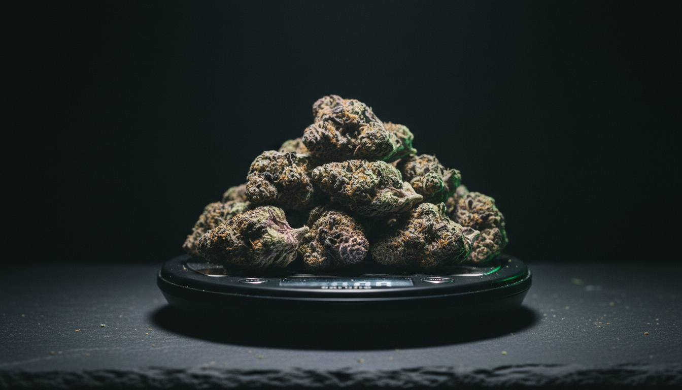 Flower on the scale